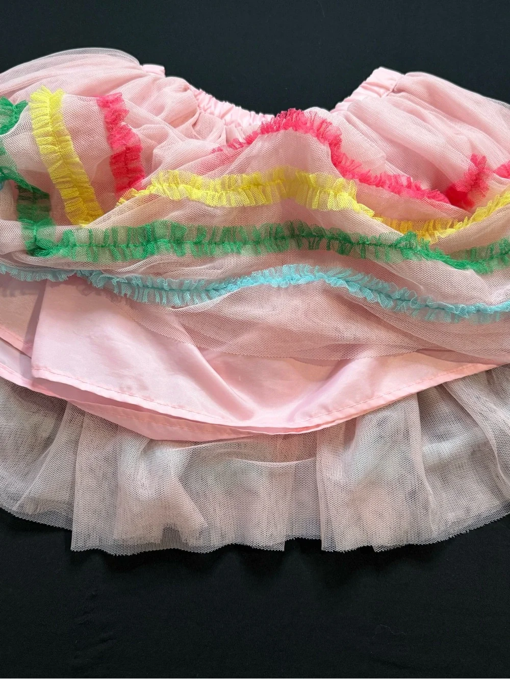 Gymboree - Pink with Striped Colors Skirt/Tutu